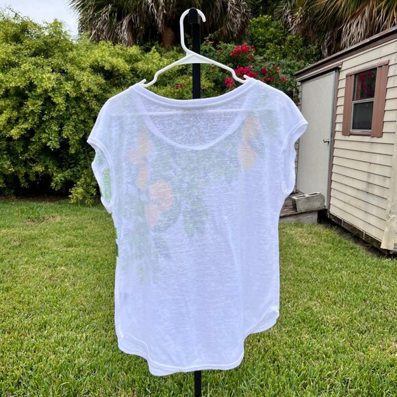 MILLY for Design Nation Limone de Capri Sequin Lemon T Shirt Size L - Picture 3 of 8